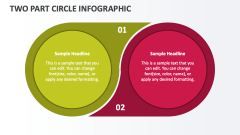 Two Part Circle Infographic - Slide 1