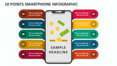 10 Points Smartphone Infographic - Slide 1