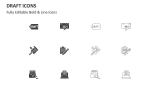 Draft Icons for Google Slides and PowerPoint