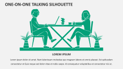One-on-one Talking Silhouette - Slide 1