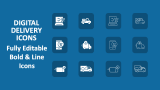 Digital Delivery Icons - Slide 1