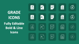 Grade Icons - Slide 1