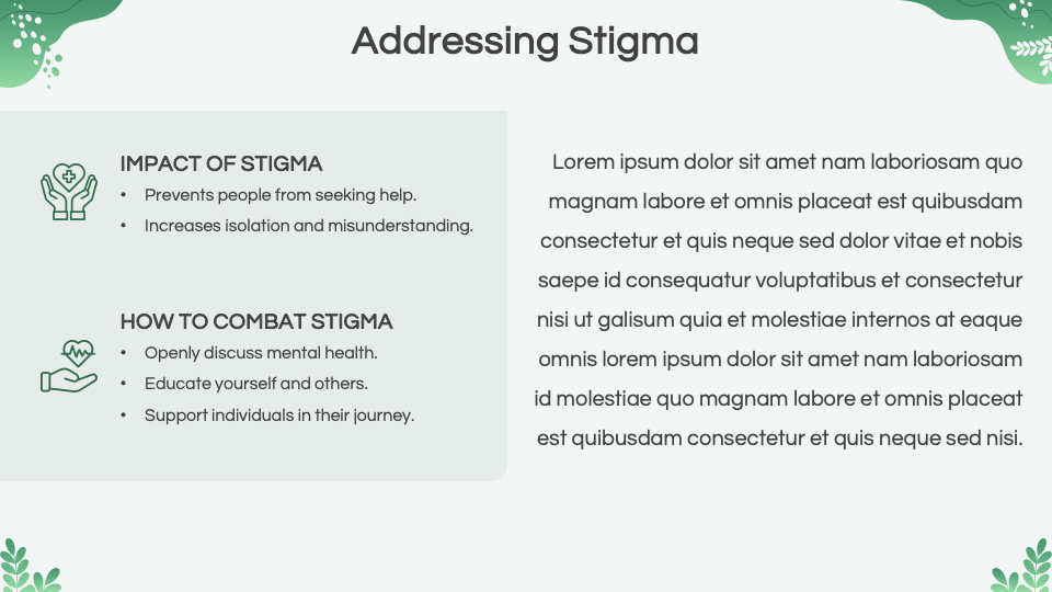 Free - Mental Health Awareness Training Workshop Template for Google ...