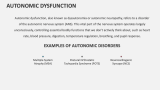 Autonomic Dysfunction - Slide 2
