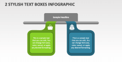 2 Stylish Text Boxes infographic - Slide 1