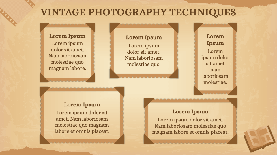 Free Vintage Photo Album Presentation Theme for Google Slides and ...