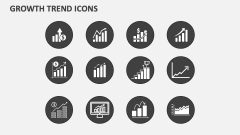 Growth Trend Icons - Slide 1