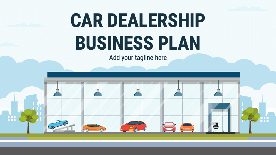 Car Dealership Business Plan PowerPoint and Google Slides Template PPT Slides