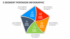 5 Segment Pentagon Infographic - Slide 1