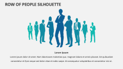 Row of People Silhouette - Slide 1