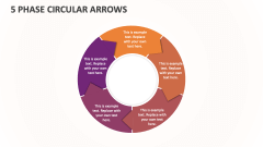 5 Phase Circular Arrows - Slide 1