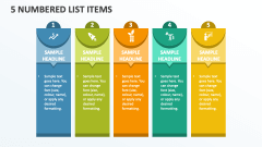 5 Numbered List Items - Slide 1