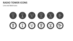 Radio Tower Icons - Slide 1