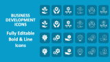 Business Development Icons - Slide 1
