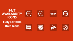 24/7 Availability Icons - Slide 1