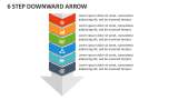 6 Step Downward Arrow - Slide 1