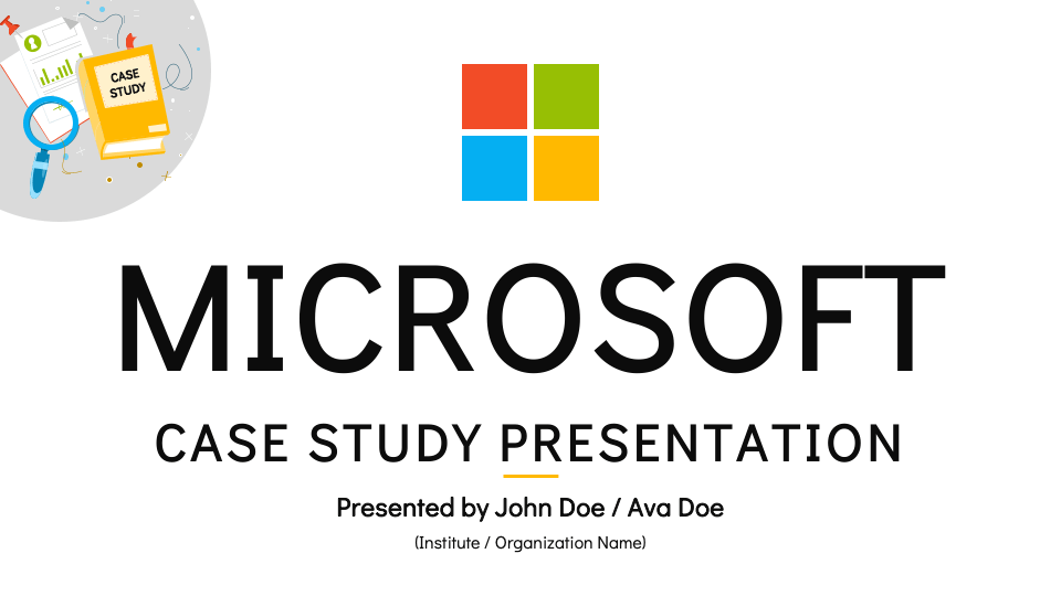 Microsoft Case Study Presentation - Slide 1