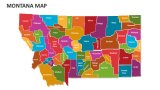 Montana Map - Slide 1
