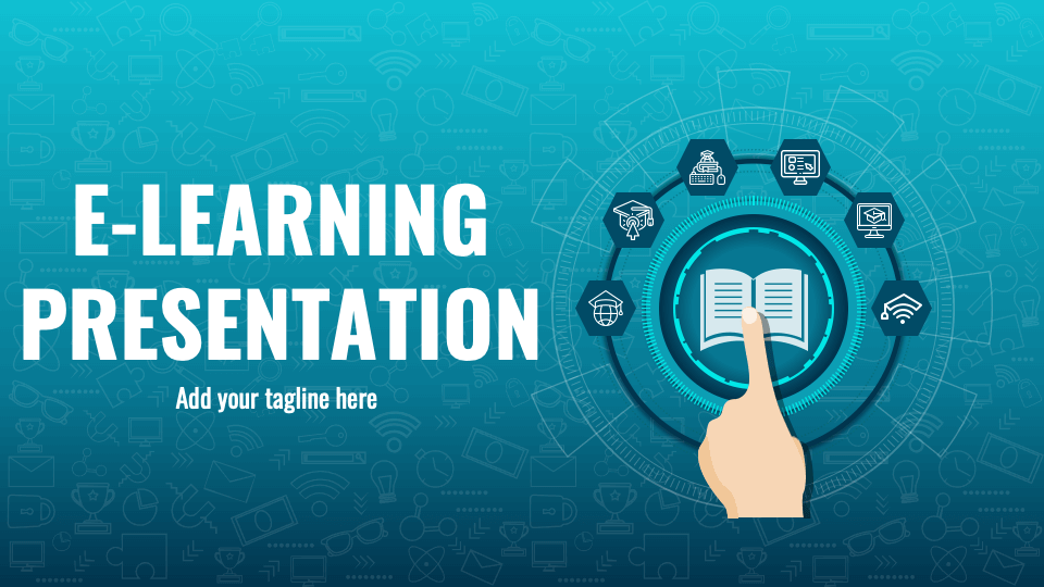 e learning presentation E-Learning Presentation - Slide 1