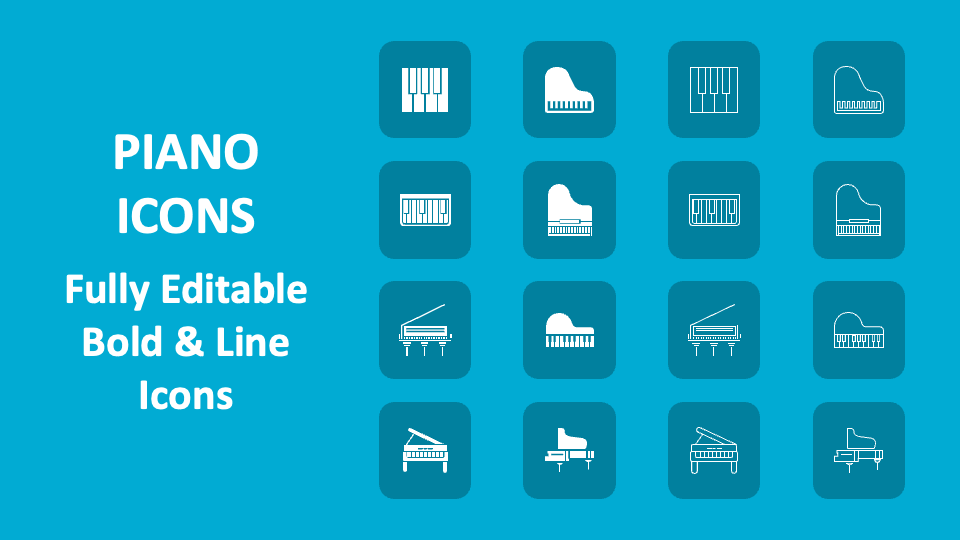 Piano Icons - Slide 1