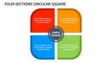 Four Sections Circular Square - Slide 1