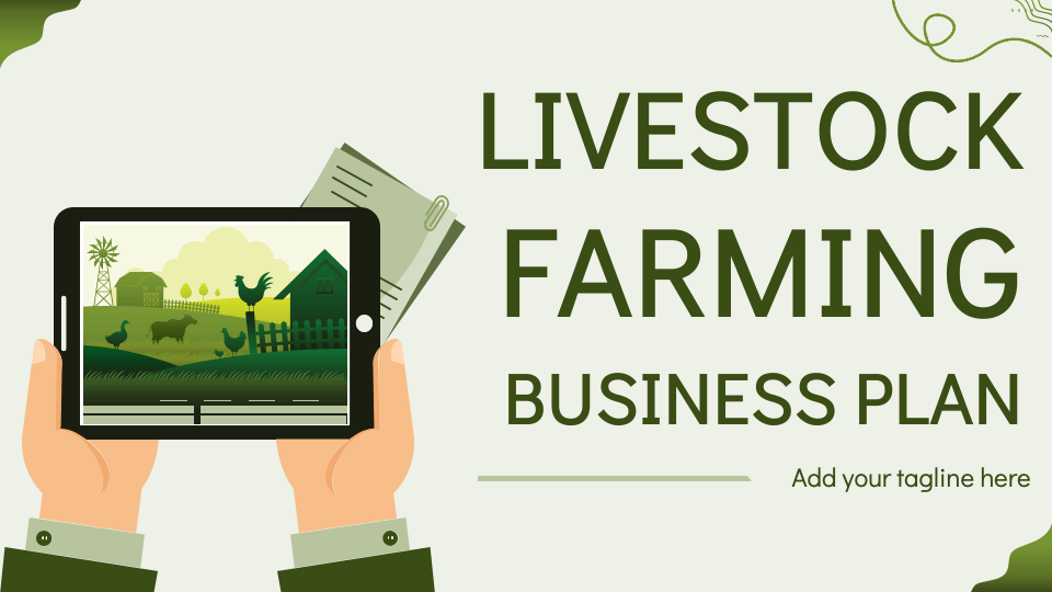 Livestock Farming Business Plan - Slide 1