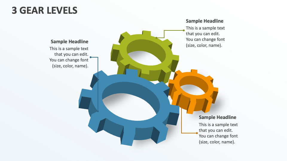 3 Gear Levels - Slide 1