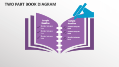 Two Part Book Diagram - Slide 1