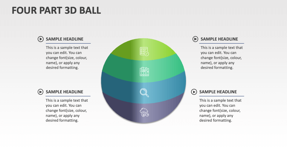 Four Part 3D Ball - Slide 1