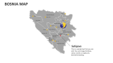 Bosnia Map - Slide 8