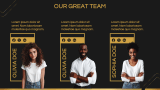 Gold Presentation Theme - Slide 9