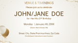 21st Birthday Presentation Template - Slide 7