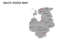 Baltic States map - Slide 3