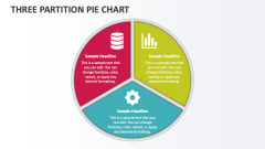 Three Partition Pie Chart - Slide 1