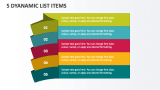5 Dyanamic List Items - Slide 1