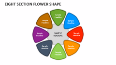 Eight Section Flower Shape - Slide 1