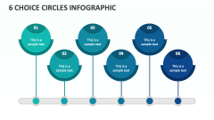 6 Choice Circles Infographic - Slide 1