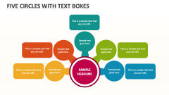 Five Circles with Text Boxes - Slide 1