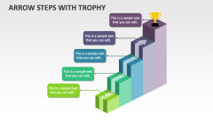 Arrow Steps with Trophy - Slide 1