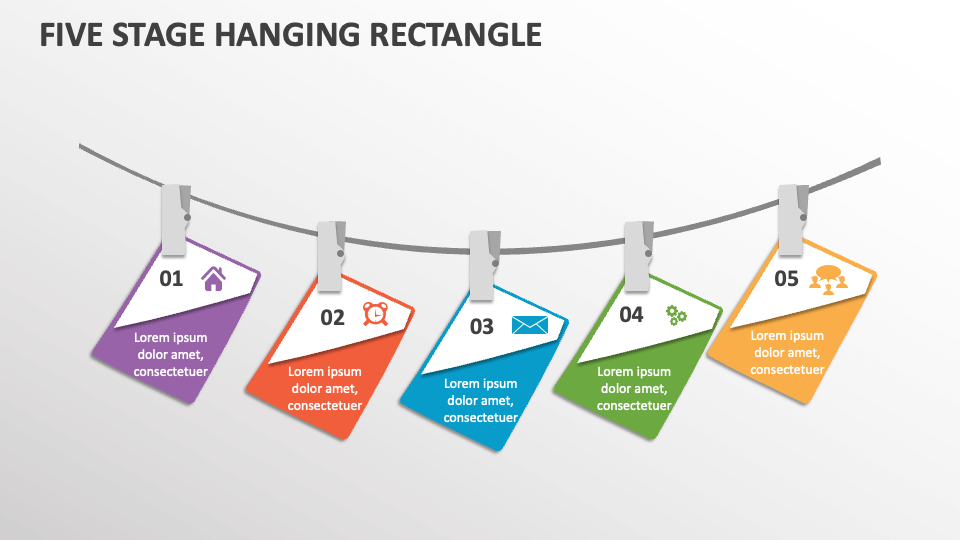 Five Stage Hanging Rectangle - Slide 1