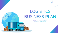 Logistics Business Plan - Slide 1