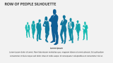 Row of People Silhouette - Slide 2
