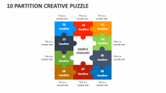 10 Partition Creative Puzzle - Slide 1