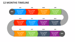 12 Months Timeline - Slide 1