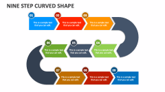 Nine Step Curved Shape - Slide 1