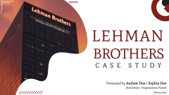 Lehman Brothers - Case Study - Slide 1