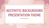 Aesthetic Background Theme - Slide 1