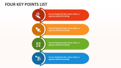 Four Key Points List - Slide 1