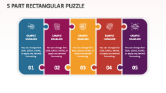 5 Part Rectangular Puzzle - Slide 1