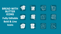 Bread with Butter Icons - Slide 1